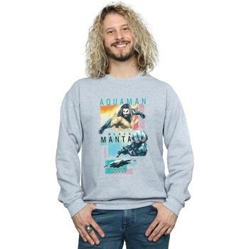 Sweat-shirt Dc Comics Aquaman Character Tiles