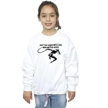 Sweat-shirt enfant Dc Comics Catwoman Don't Play Games