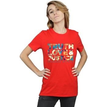 T-shirt Dc Comics 84 Truth Love Justice