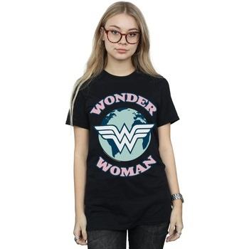 T-shirt Dc Comics Wonder Woman Planet Symbol