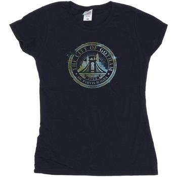 T-shirt Dc Comics The Batman City Of Gotham Magna Crest
