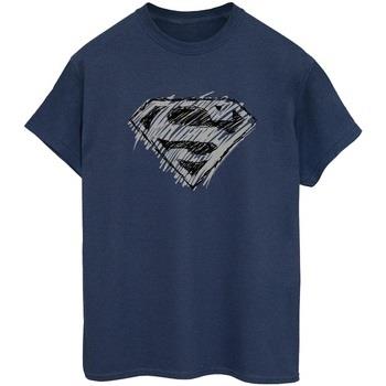 T-shirt Dc Comics Superman Logo Sketch