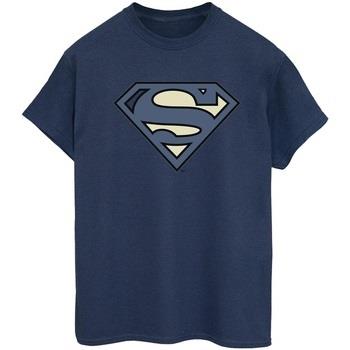T-shirt Dc Comics Superman Indigo Blue Logo