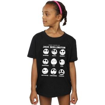 T-shirt enfant Disney Nightmare Before Christmas The Many Faces Of Jac...