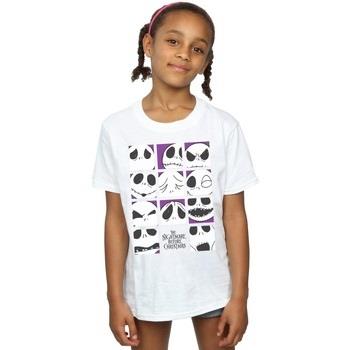 T-shirt enfant Disney Nightmare Before Christmas Many Faces Of Jack Sq...