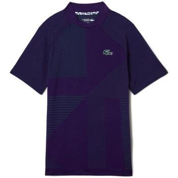 T-shirt Lacoste Polo technique homme Tennis SPORT slim fit VIOLET