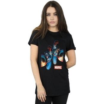 T-shirt Marvel Side By Side