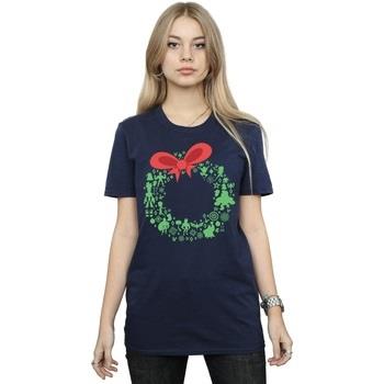 T-shirt Marvel Avengers Christmas Wreath