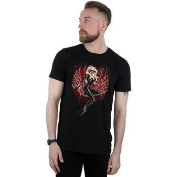 T-shirt Marvel Black Cat Spider Web