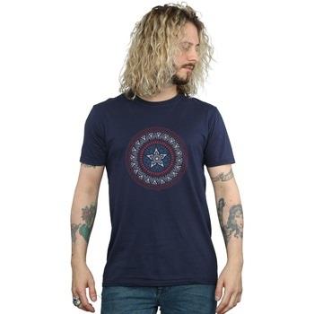T-shirt Marvel Captain America Ornamental Shield