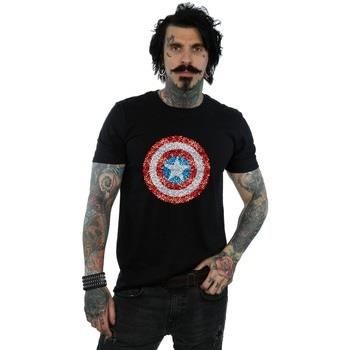 T-shirt Marvel Captain America Pixelated Shield