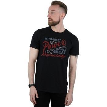 T-shirt Marvel Spider-Man Great Responsibility