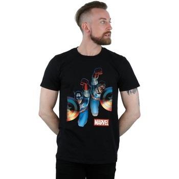 T-shirt Marvel Falcon And Captain America Side By Side