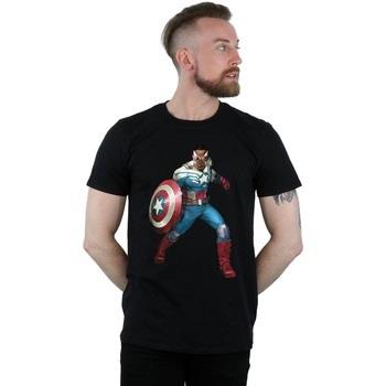 T-shirt Marvel Falcon Is Captain America