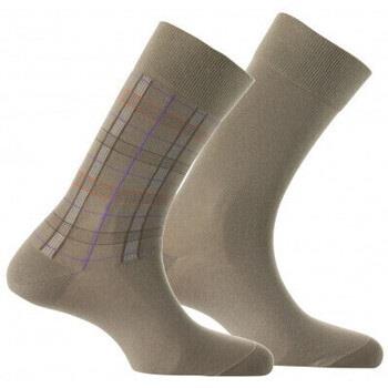 Chaussettes Kindy Lot de 2 paires de mi-chaussettes Tartan MADE IN FRA...