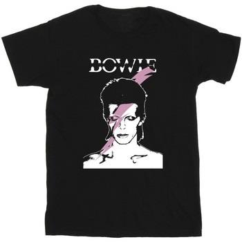 T-shirt David Bowie Pink Flash