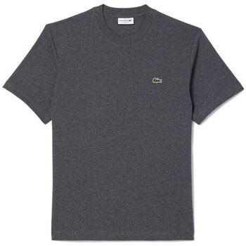 T-shirt Lacoste T-SHIRT CLASSIC FIT EN JERSEY DE COTON GRIS CHINÉ