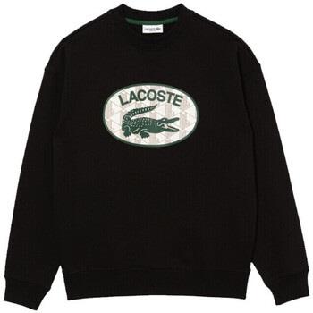 Sweat-shirt Lacoste Sweatshirt loose fit en molleton de coton avec log...
