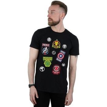 T-shirt Marvel Avengers Hero Badges
