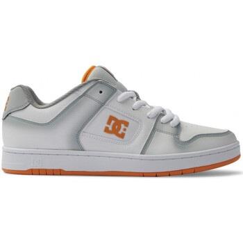 Chaussures de Skate DC Shoes MANTECA SE white grey orange