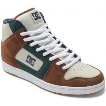Chaussures de Skate DC Shoes MANTECA 4 HI S brown brown green