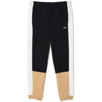 Pantalon Lacoste PANTALON DE SURVÊTEMENT REGULAR FIT COLOR-BLOCK NOIR