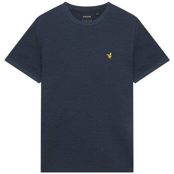 T-shirt Lyle &amp; Scott T-SHIRT MILANO TRIM BLEU MARINE