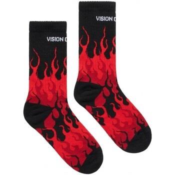 Chaussettes Vision Of Super Chaussettes Avec Flammes Rouges