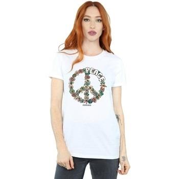 T-shirt Woodstock Floral Peace