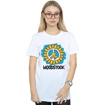 T-shirt Woodstock Flower Peace