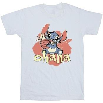 T-shirt Disney Lilo And Stitch Ohana Pineapple