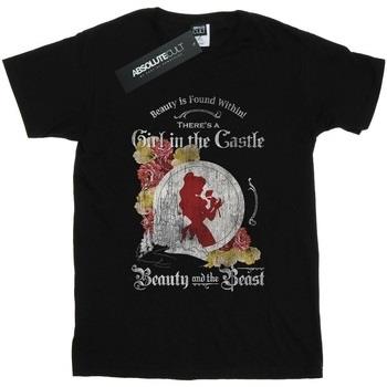T-shirt enfant Disney Beauty And The Beast Girl in The Castle