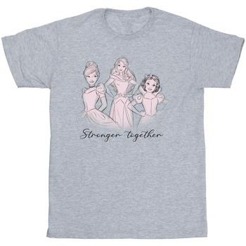 T-shirt enfant Disney Princesses Stronger Together