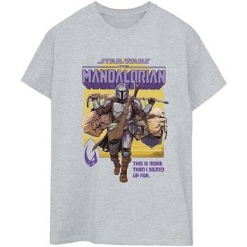 T-shirt Disney The Mandalorian More Than I Signed Up For