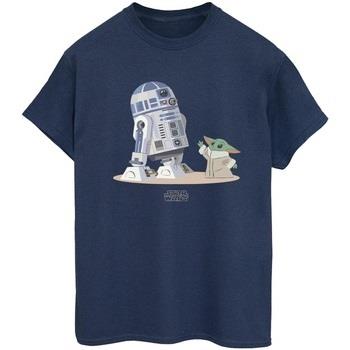 T-shirt Disney The Mandalorian R2D2 And Grogu