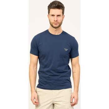 T-shirt Emporio Armani T-shirt à col rond homme avec logo appliqué