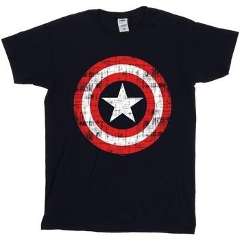T-shirt Marvel Avengers Captain America Scratched Shield