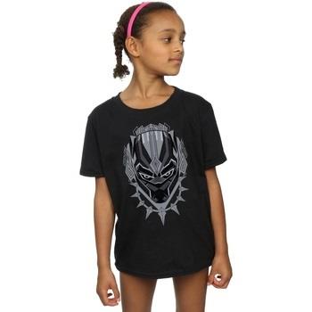 T-shirt enfant Marvel Black Panther Head