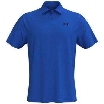 Polo Under Armour Polo T2G Homme Blue Mirage/Black