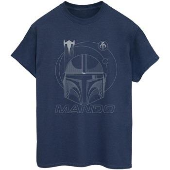 T-shirt Disney The Mandalorian Rings Helmet