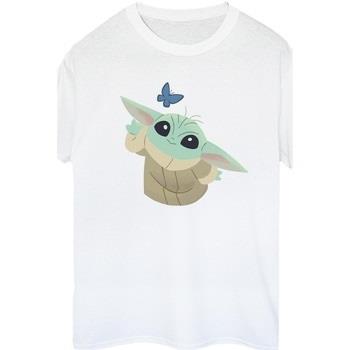 T-shirt Disney The Mandalorian Butterfly Catching