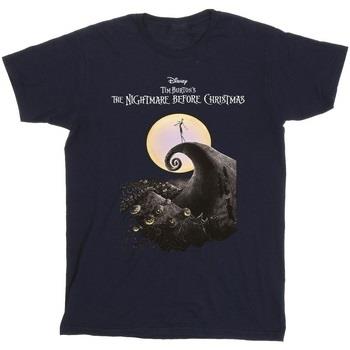 T-shirt Nightmare Before Christmas Moon Poster