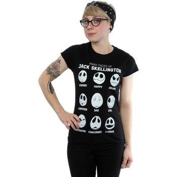 T-shirt Disney Nightmare Before Christmas Many Faces Of Jack