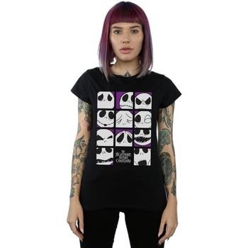 T-shirt Disney Nightmare Before Christmas Many Faces Of Jack