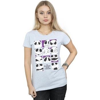 T-shirt Disney Nightmare Before Christmas Many Faces Of Jack