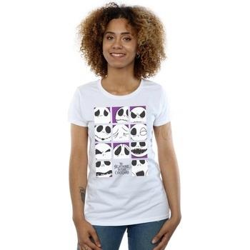 T-shirt Disney Nightmare Before Christmas Many Faces Of Jack