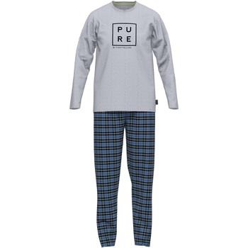 Pyjamas / Chemises de nuit Tom Tailor Pyjama Long coton tartan droit