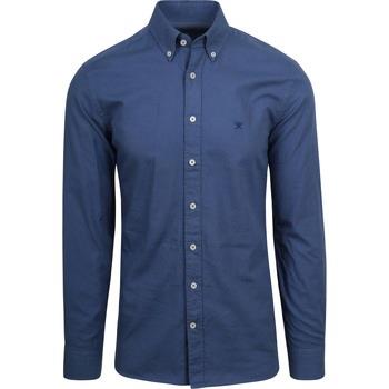Chemise Hackett Shirt Garment Dyed Offord Blue