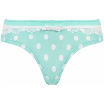 Shorties &amp; boxers Pomm'poire Shorty vert d'eau/blanc Lana