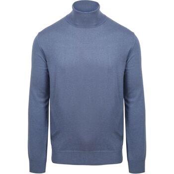 Sweat-shirt Suitable Pull Col Roulé Ecotec Bleu